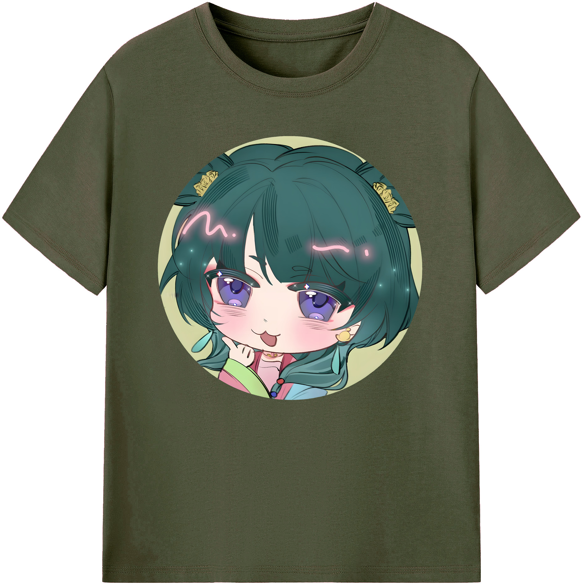 （画像用） 薬屋のひとりごと The Apothecary Diaries 綿100％ メンズ半袖Tシャツ｜肌触りやわらか＆通気性